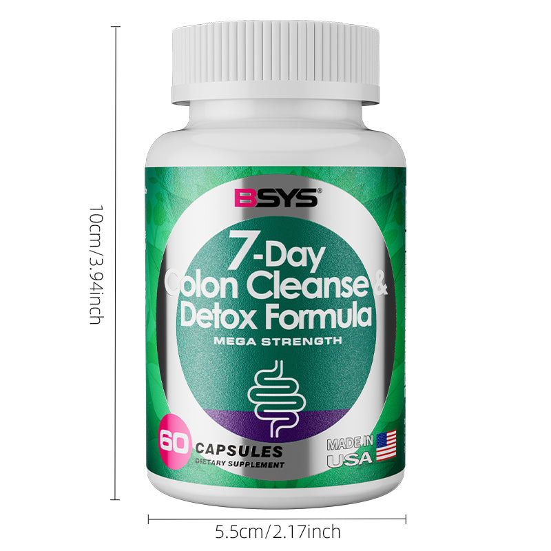 BSYS 7 Day Colon Cleanse & Detox Formula 60&