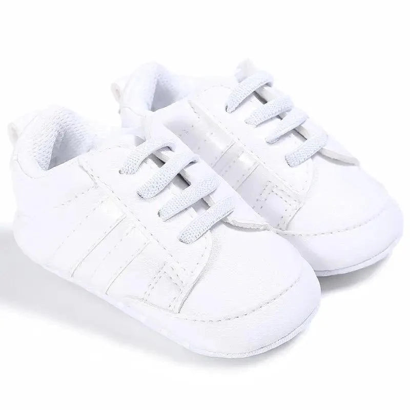 Baby Shoes Classical Sport Soft Sole PU Leather Multi-Color Crib Baby Moccasins Casual Sneakers