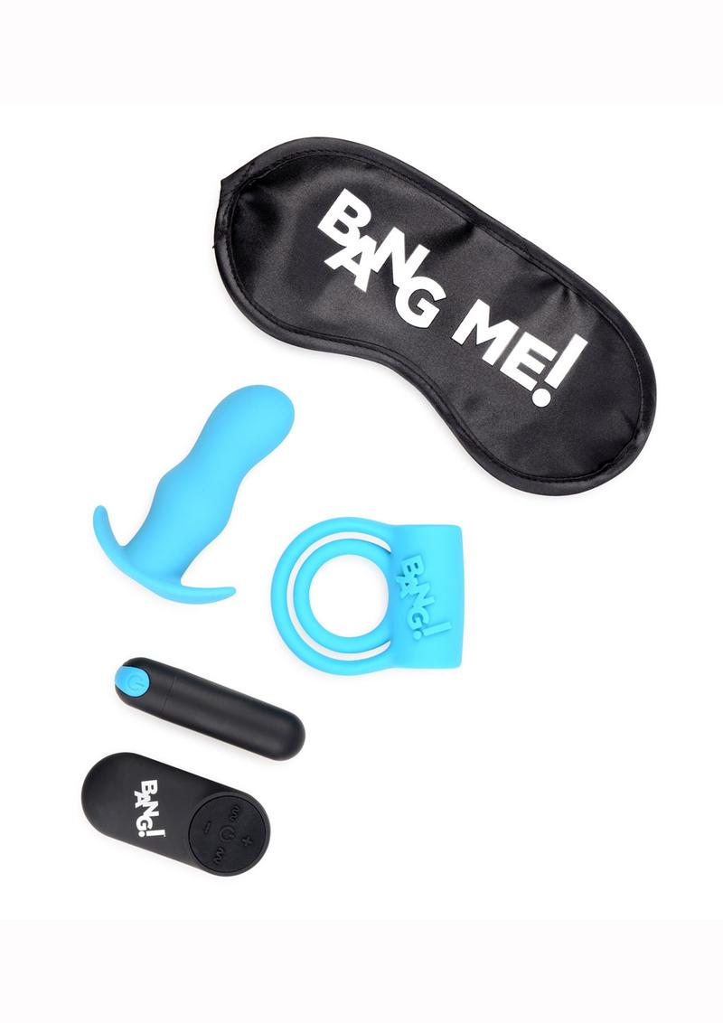 Bang Duo Blast Plug And Cock Ring Kit 4 Piece