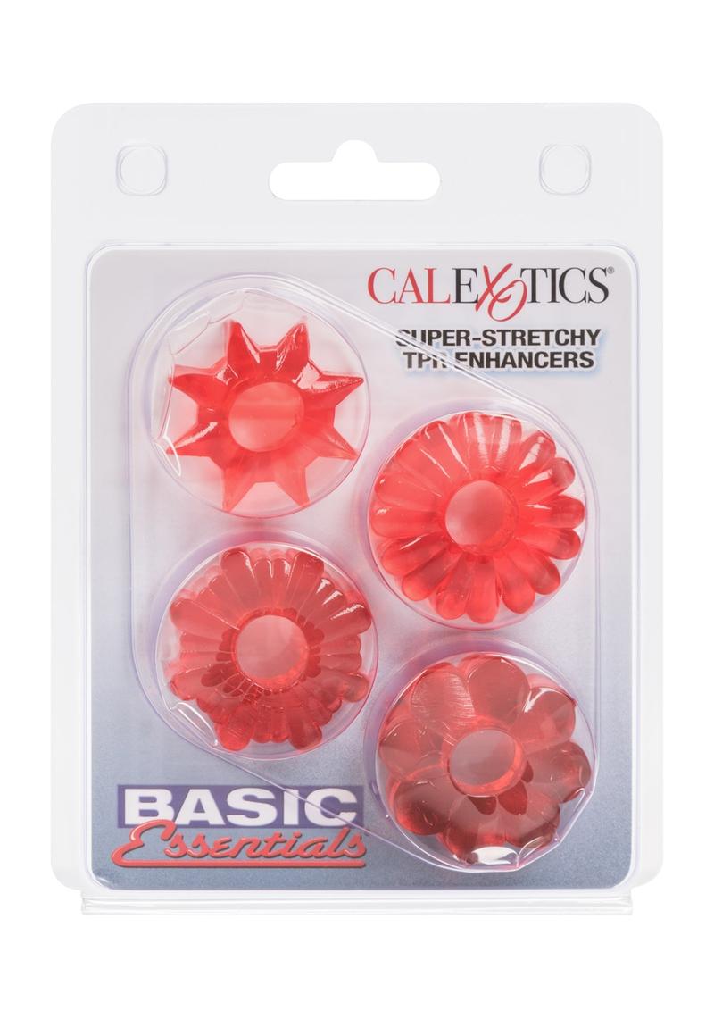 Basic Essentials Super Stretchy Enhancer Cock Rings