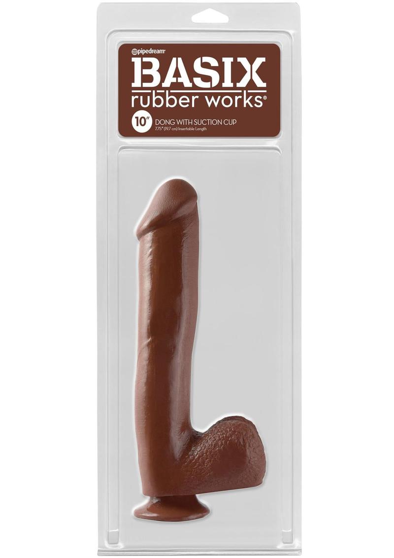 Basix Rubber Works Versatile Dong With Suction Cup