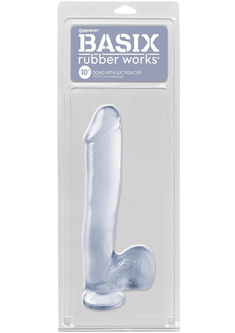 Basix Rubber Works Versatile Dong With Suction Cup