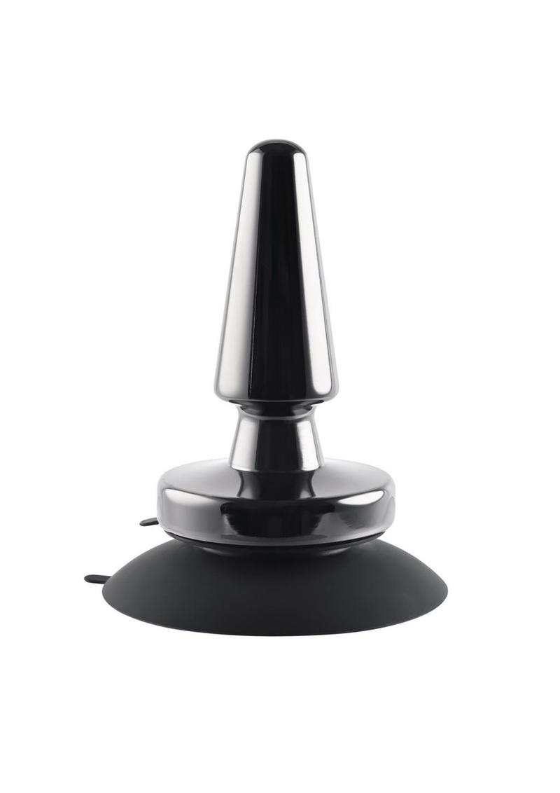 Evolved Beginner Metal Chrome Vibrating Anal Plug