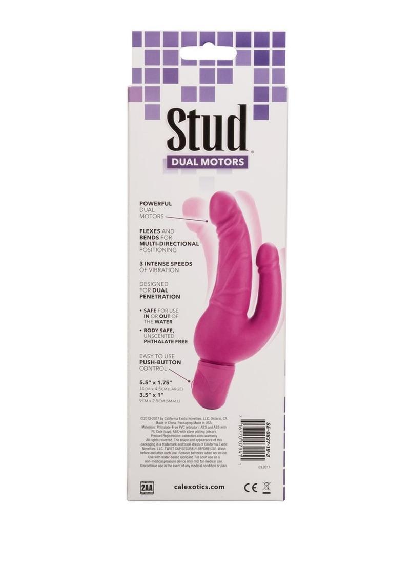Stud Dual Motors Bendie Over and Under Vibrator