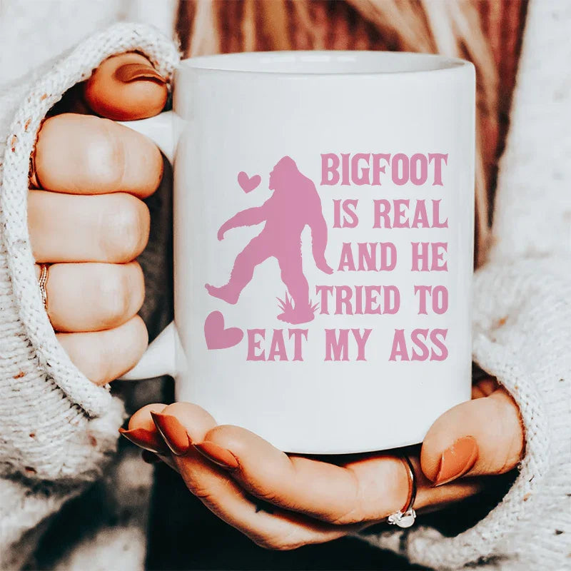 Bigfoot Is Real Ceramic Mug 15 oz