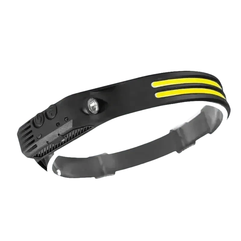 Black Induction Headlamp Cob Led Sensor W689-2