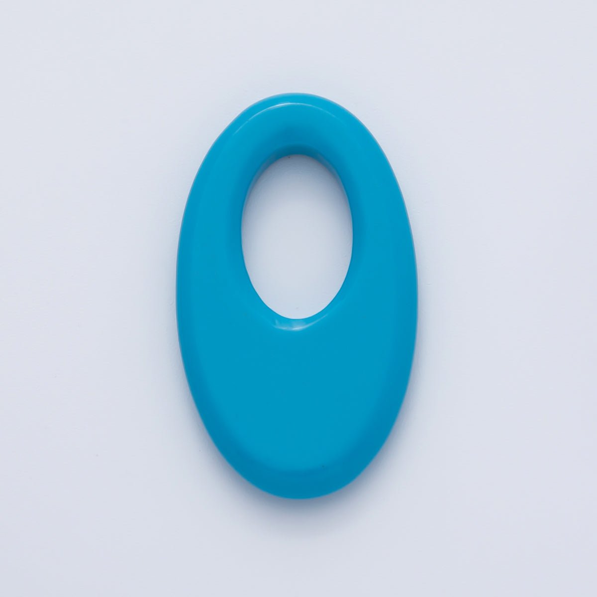 35mm Natural Gemstone Oblong Oval Link Findings | Z1441 - Z1446