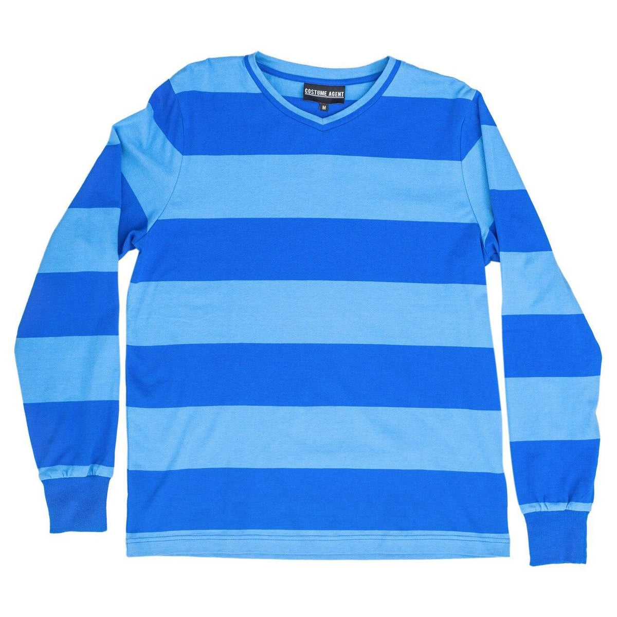 Blue and Detective Halloween Costume Blue Striped Shirt