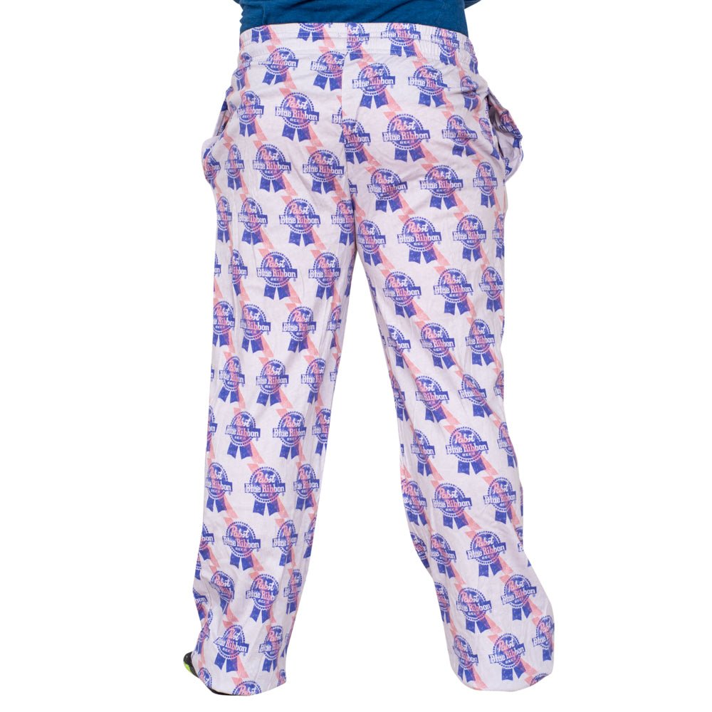 Blue Ribbon Beer Distressed Logo Lounge Pants