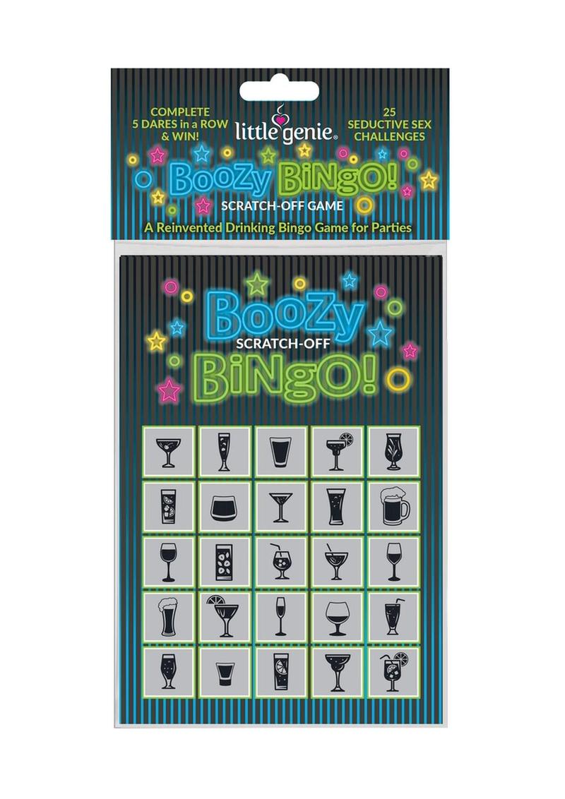 Boozy Bingo Scratch-Off Drinking Game