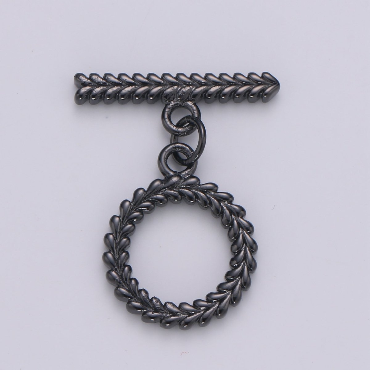 Braided Toggle Clasp Gold / Black / Rose Gold / Silver For DIY Jewelry Making Necklace Bracelet Anklet Supplies L-108~L-111