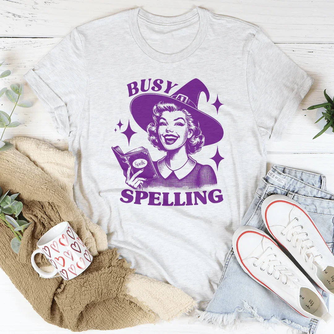 Busy Spelling Tee