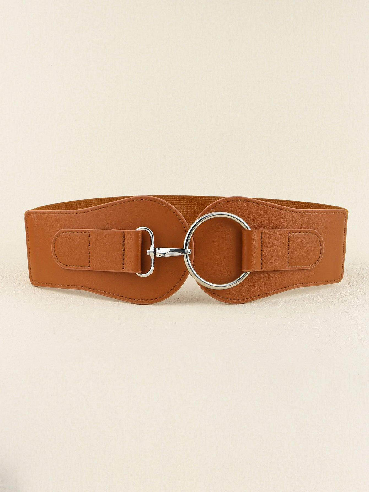 PU Elastic Wide Belt for Comfortable Fashion Fit