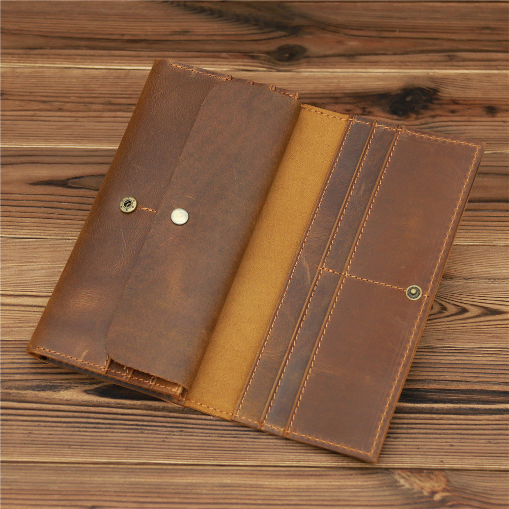 Retro Crazy Horse Leather Men&