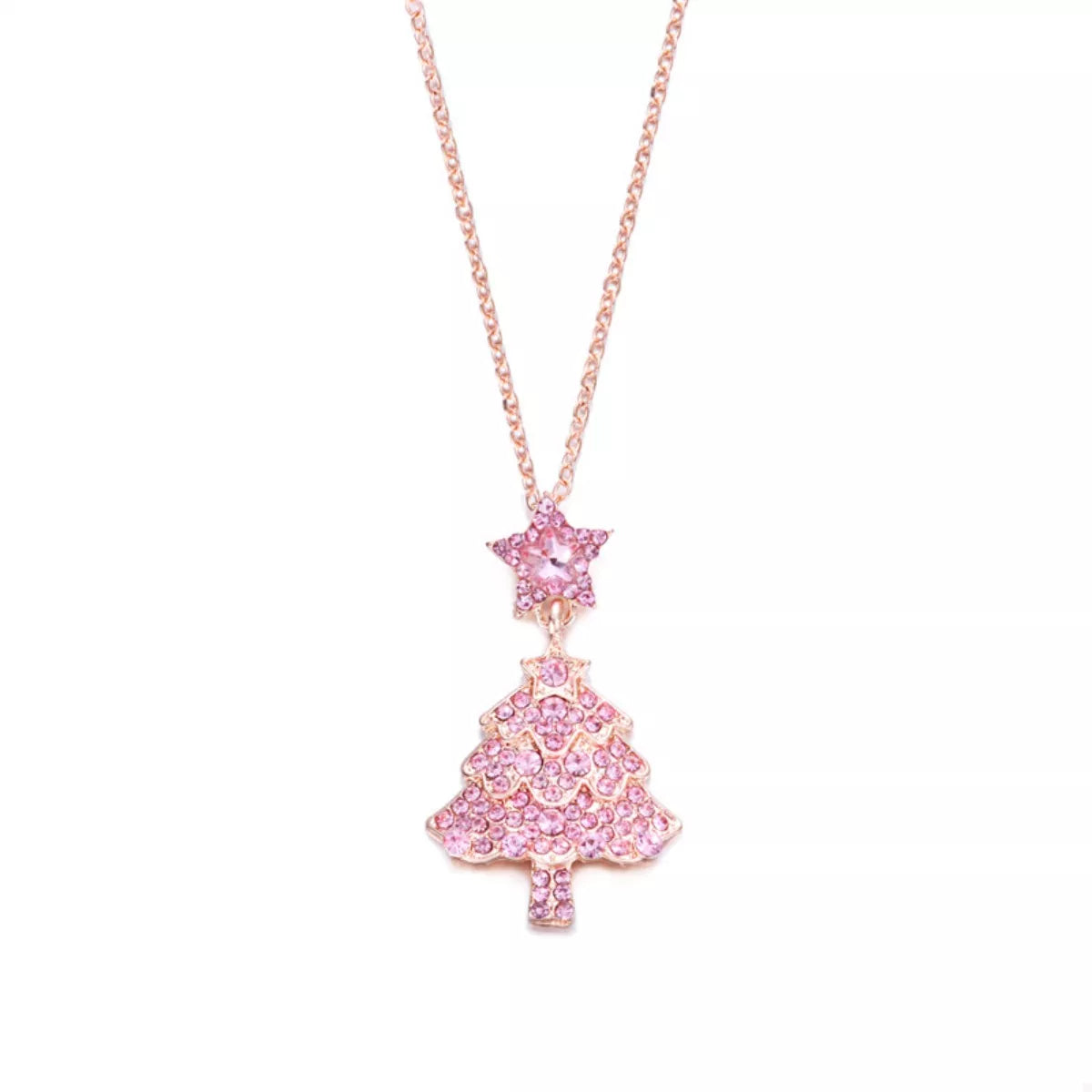 Christmas Tree Pendant Necklace