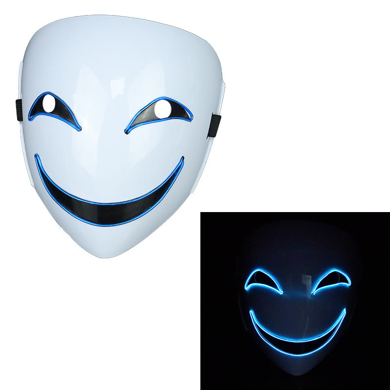 Glowing Black Halloween Mask