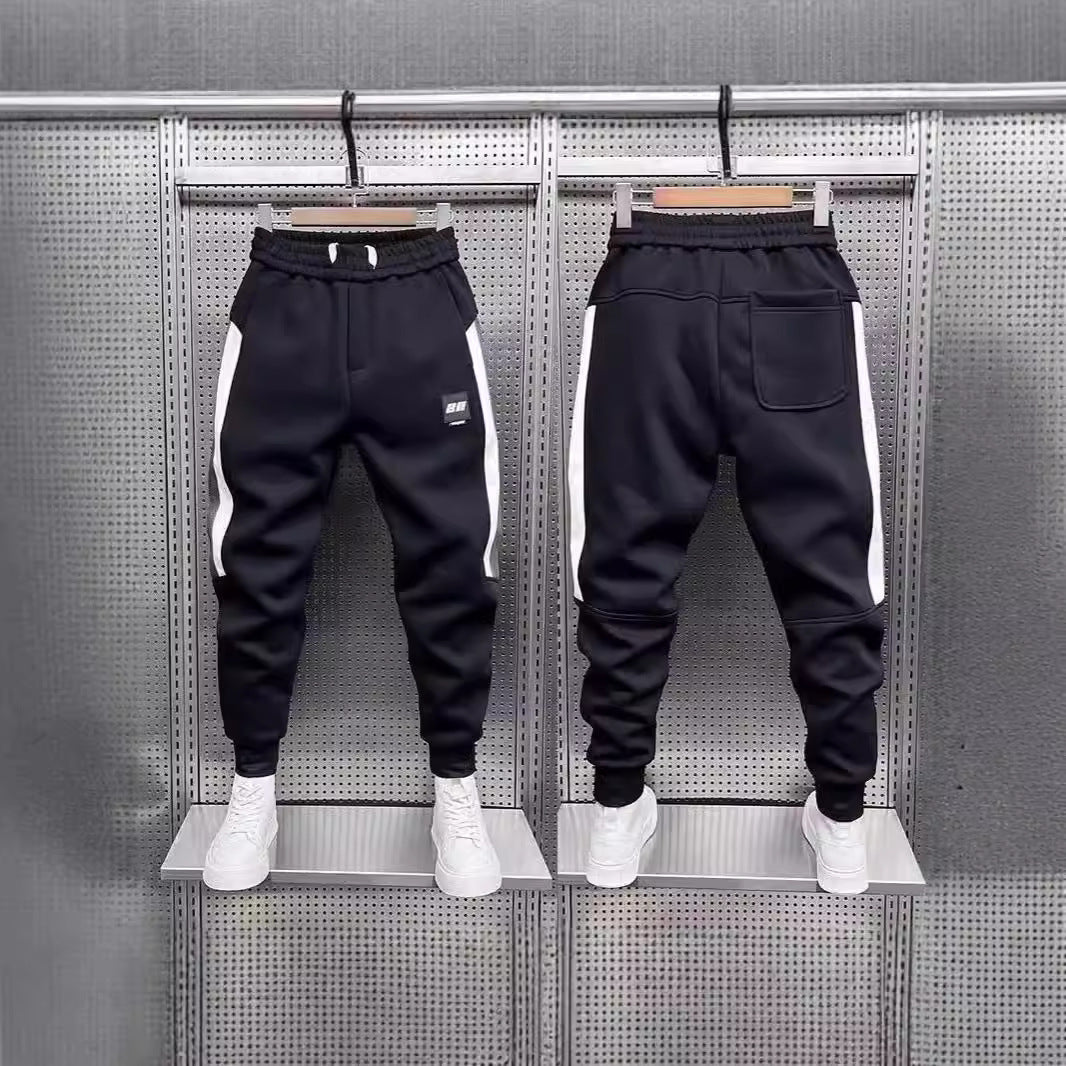 Casual Jogger Pants With Elastic Cuffsversatile Loose-fitting And On-trend