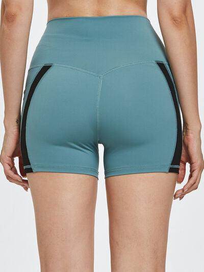 High Waist Active Shorts for Women with Stretch Comfort