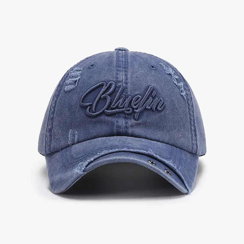 Embroidered Letter Cotton Baseball Cap