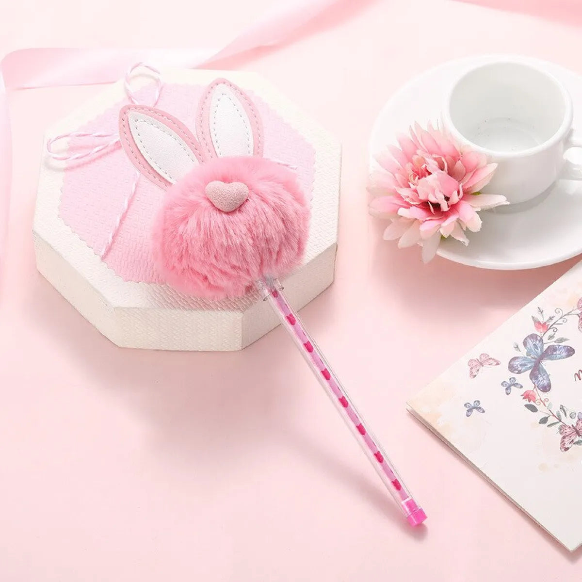 1X Candy Plush Rabbit Gel Pen