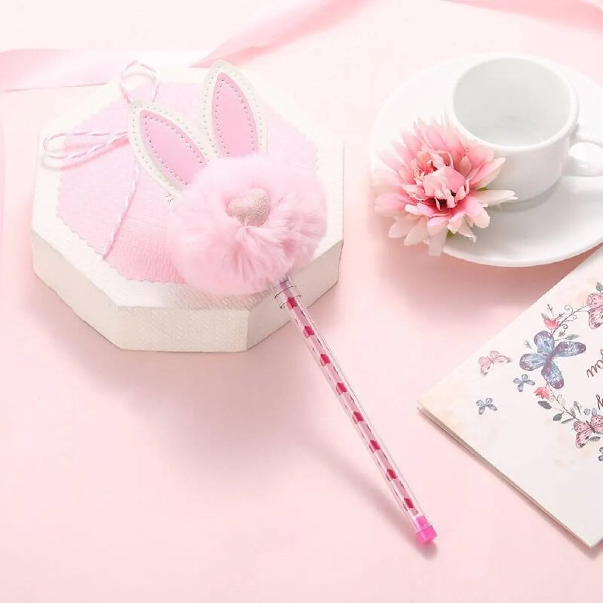 1X Candy Plush Rabbit Gel Pen