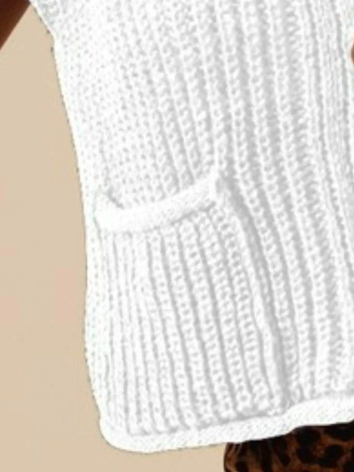 SO ME Big Metal Button Front Sweater Vest