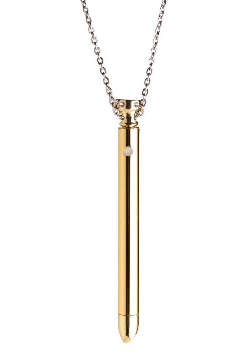 Charmed 7X Vibrating Necklace Gold