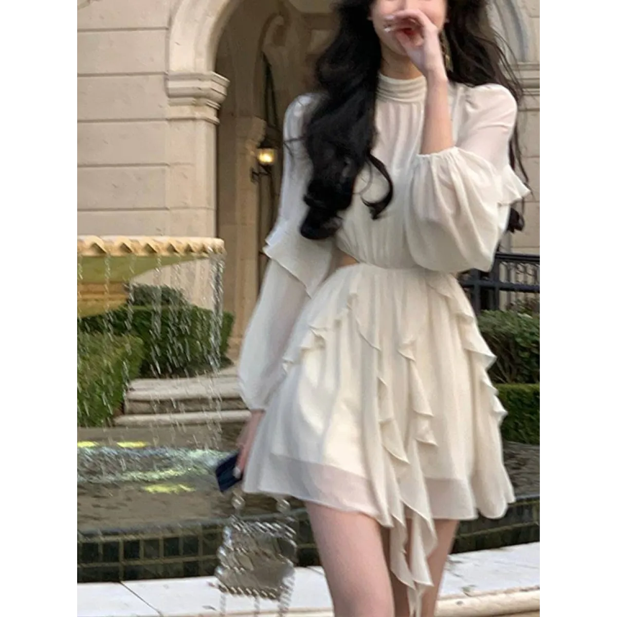 Chiffon Delight Mini Dress