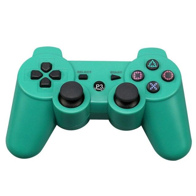 Classic Blue Bluetooth Wireless Joystick Gamepad Controller Compatible With PC Monitor Laptop