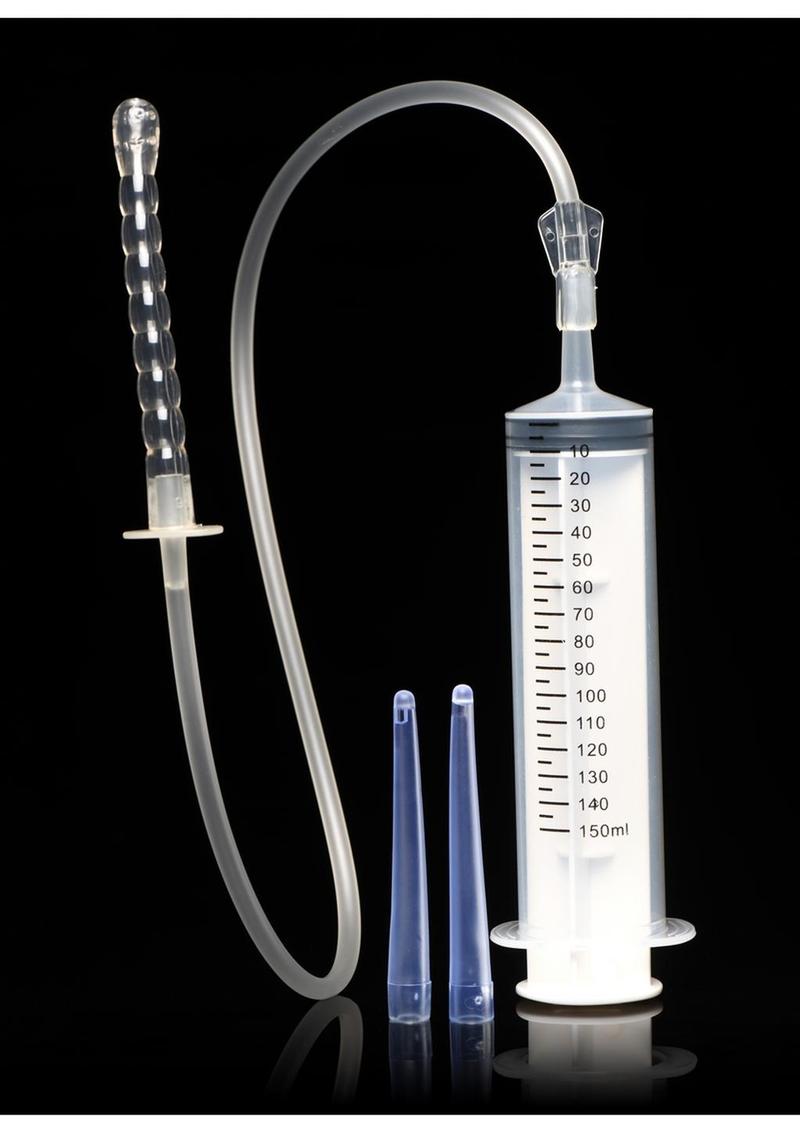 CleanStream Enema Syringe with Attachments 150ml And Flexible Tips