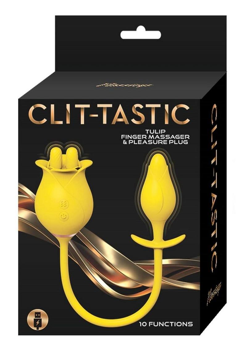 Clit-Tastic Tulip Finger Massager And Pleasure Plug