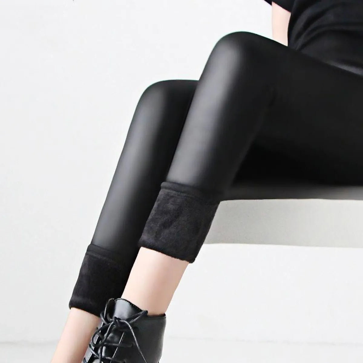 Leather Comfort Leggings