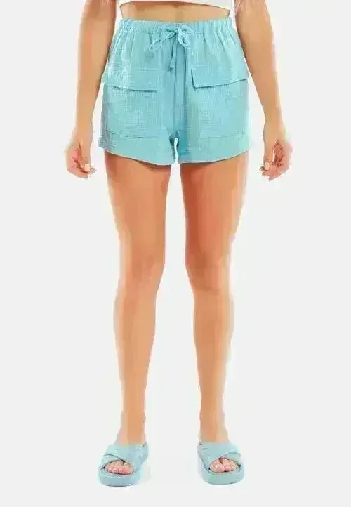 Drawstring Summer Shorts | Lightweight Beach Loungewear - Femstylo