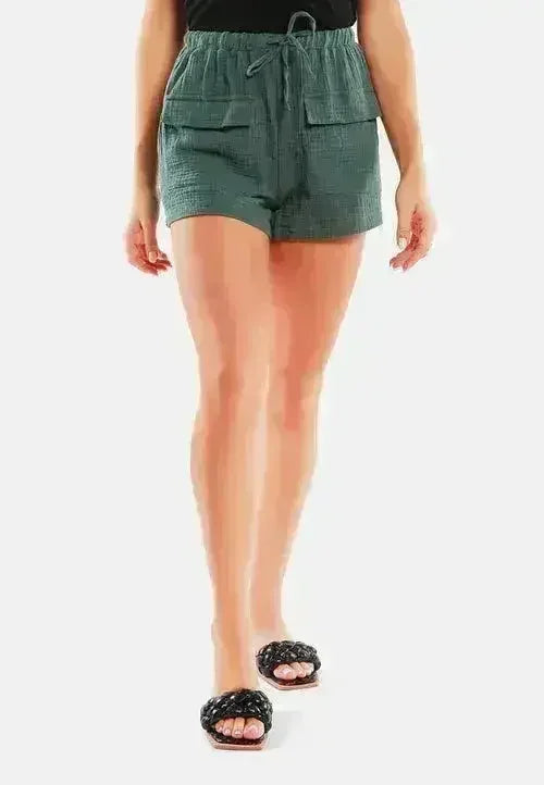 Drawstring Summer Shorts | Lightweight Beach Loungewear - Femstylo