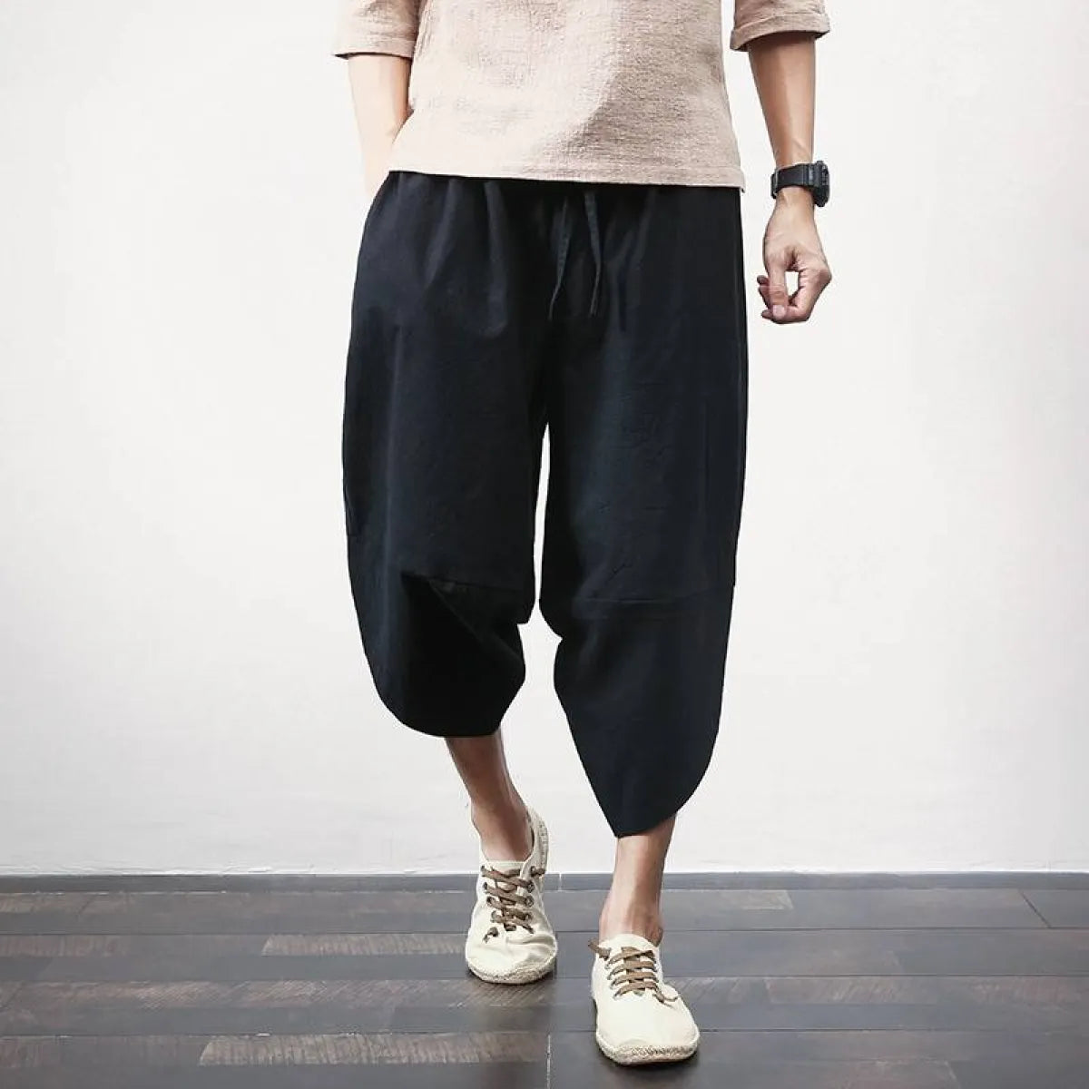 Cotton Linen Joggers