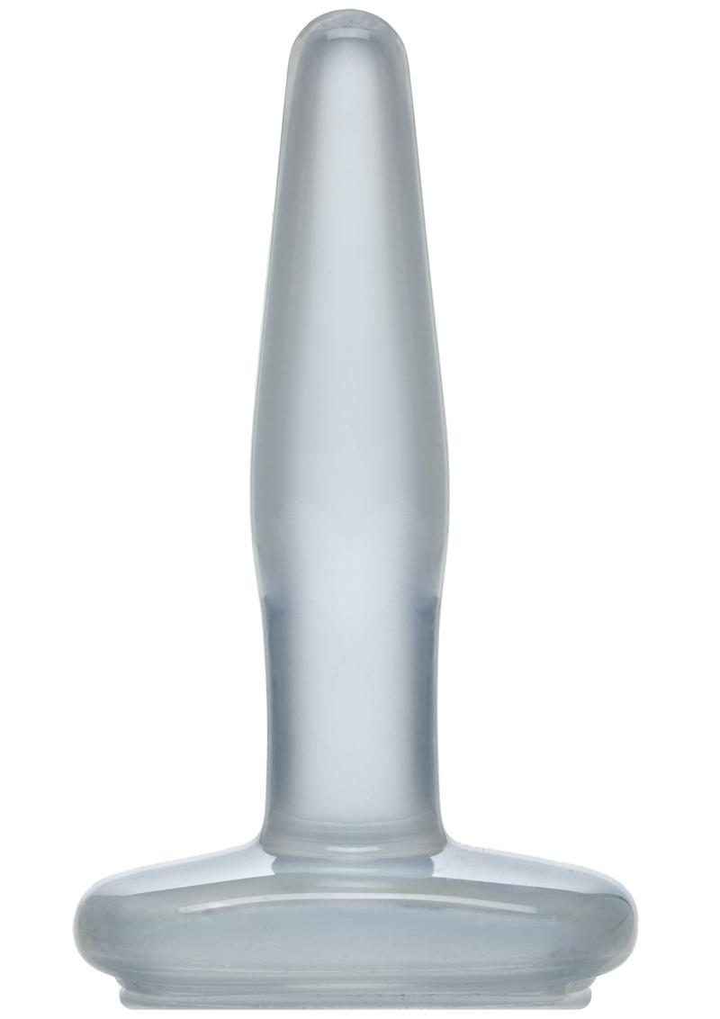Crystal Jellies Butt Plug Clear Silicone