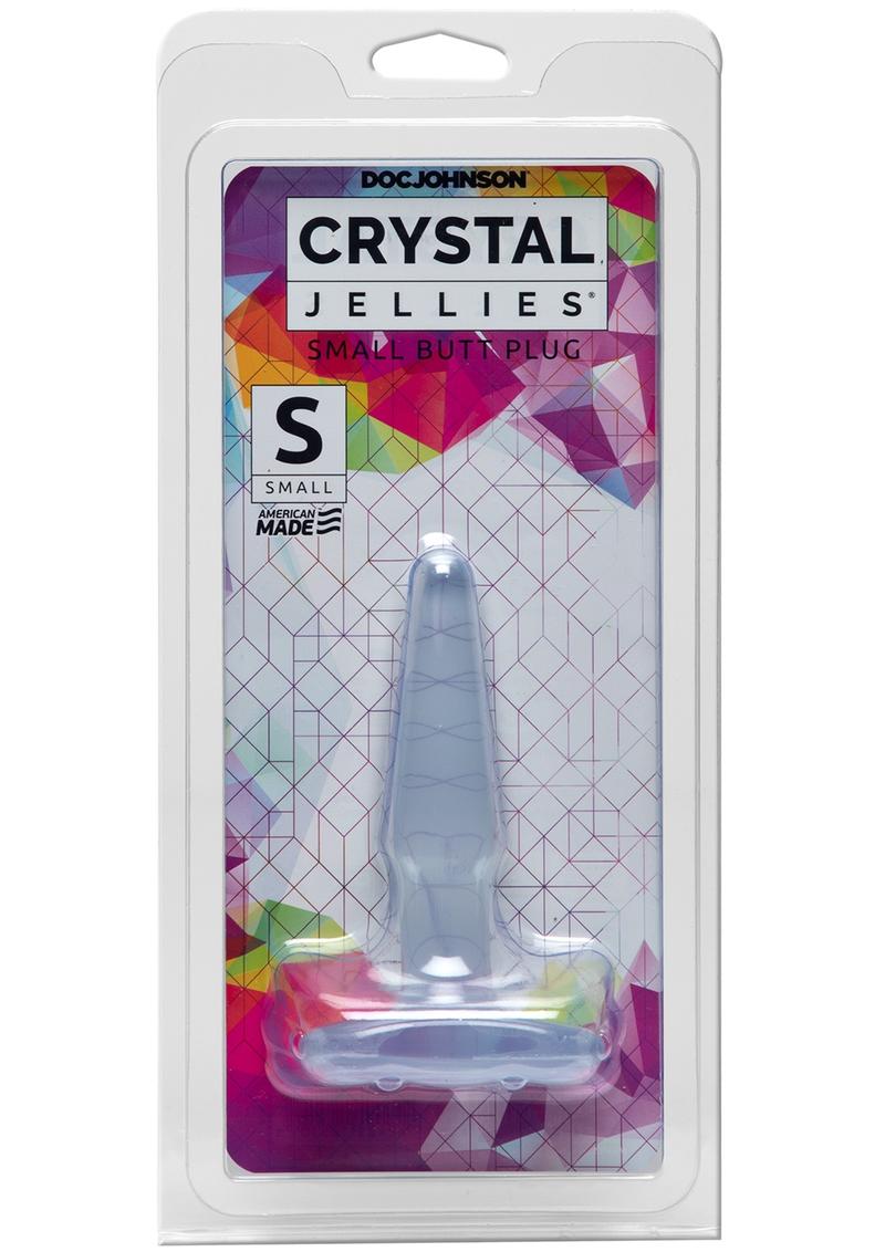 Crystal Jellies Butt Plug Clear Silicone