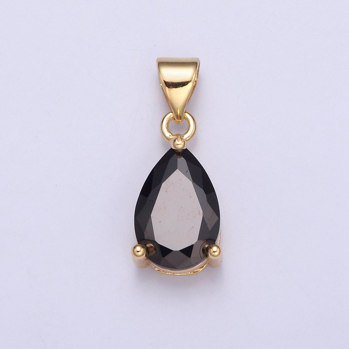 Cubic Zirconia Teardrop Pendant For Jewelry Making I-098 I-124 I-136 I-144 I-146 I-147 I-150