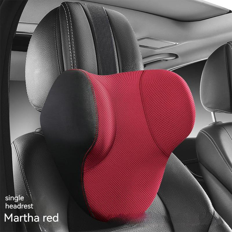 Memory Foam Three-dimensional Hydrophobic Lumbar Support Pillow Oil-proof Light Luxury Comfortable Breathable Car Automotive Headrest