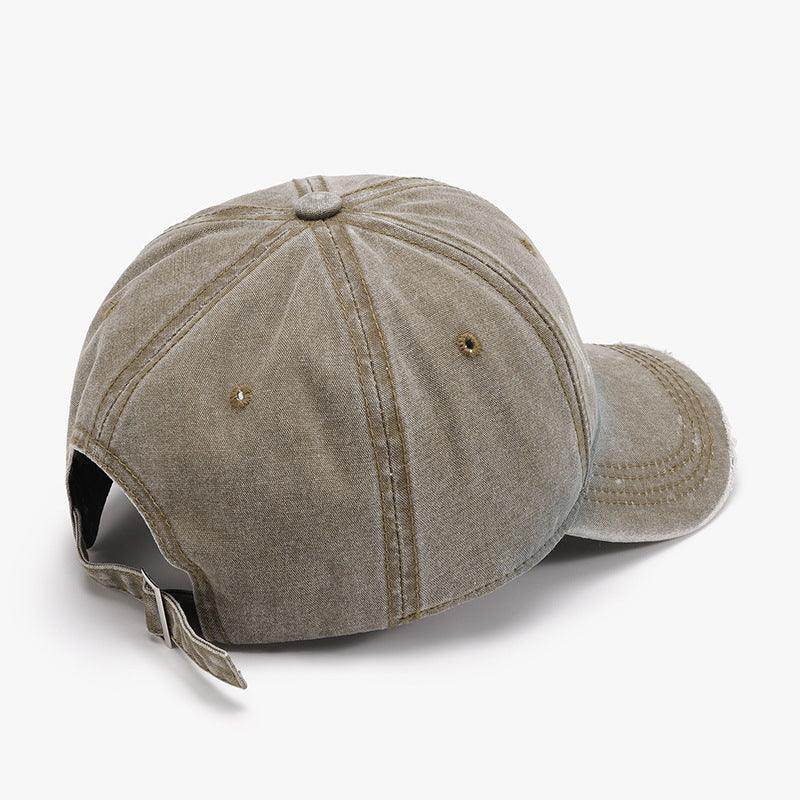 Distressed Washed Adjustable Baseball Cap for All Seasons