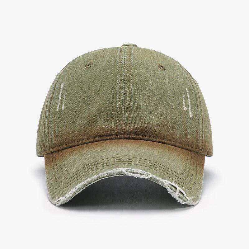 Distressed Washed Adjustable Baseball Cap for All Seasons