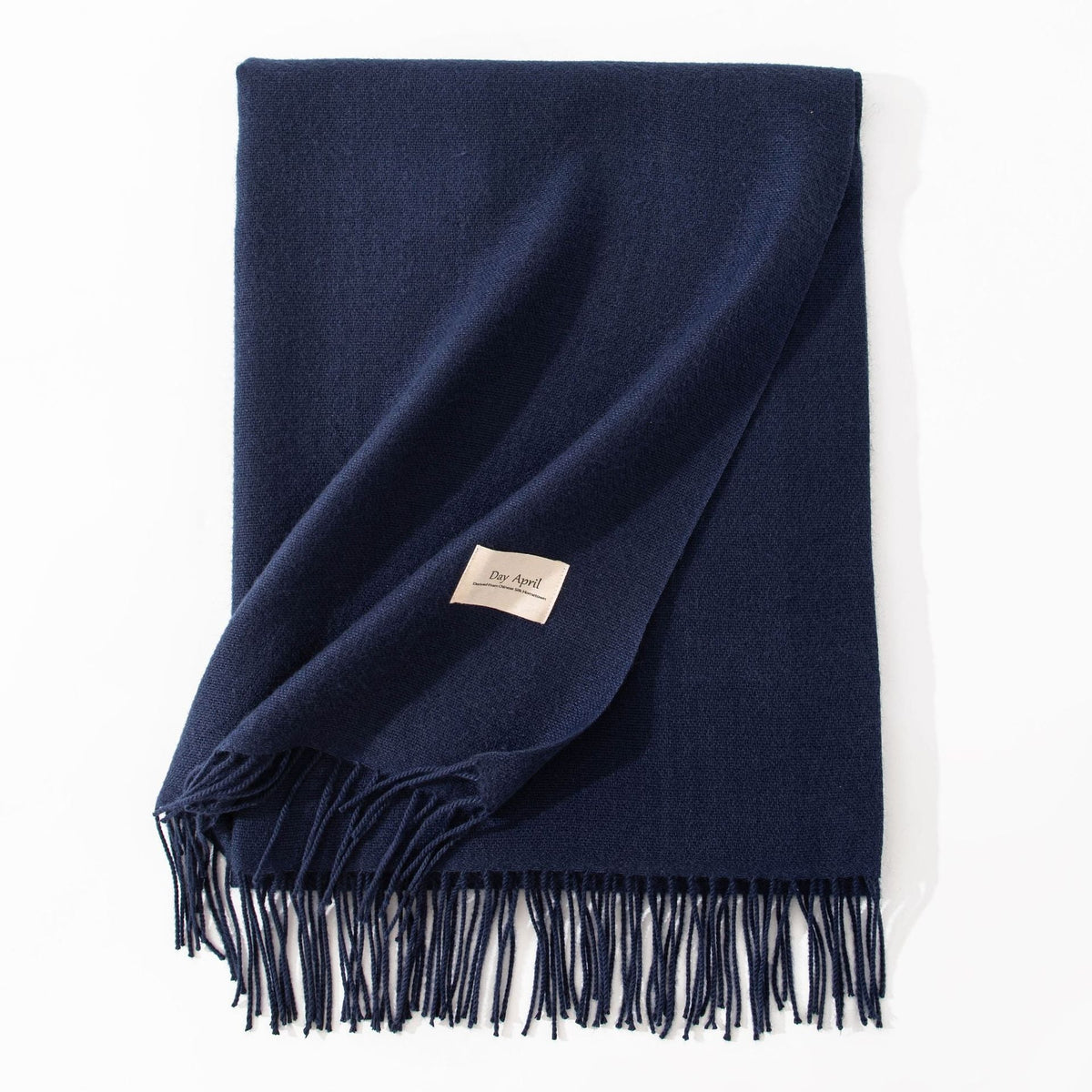 Pure Color Artificial Cashmere Scarf Women&