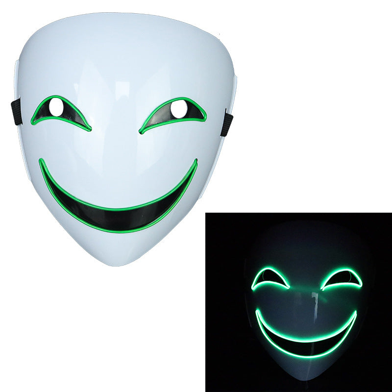 Glowing Black Halloween Mask