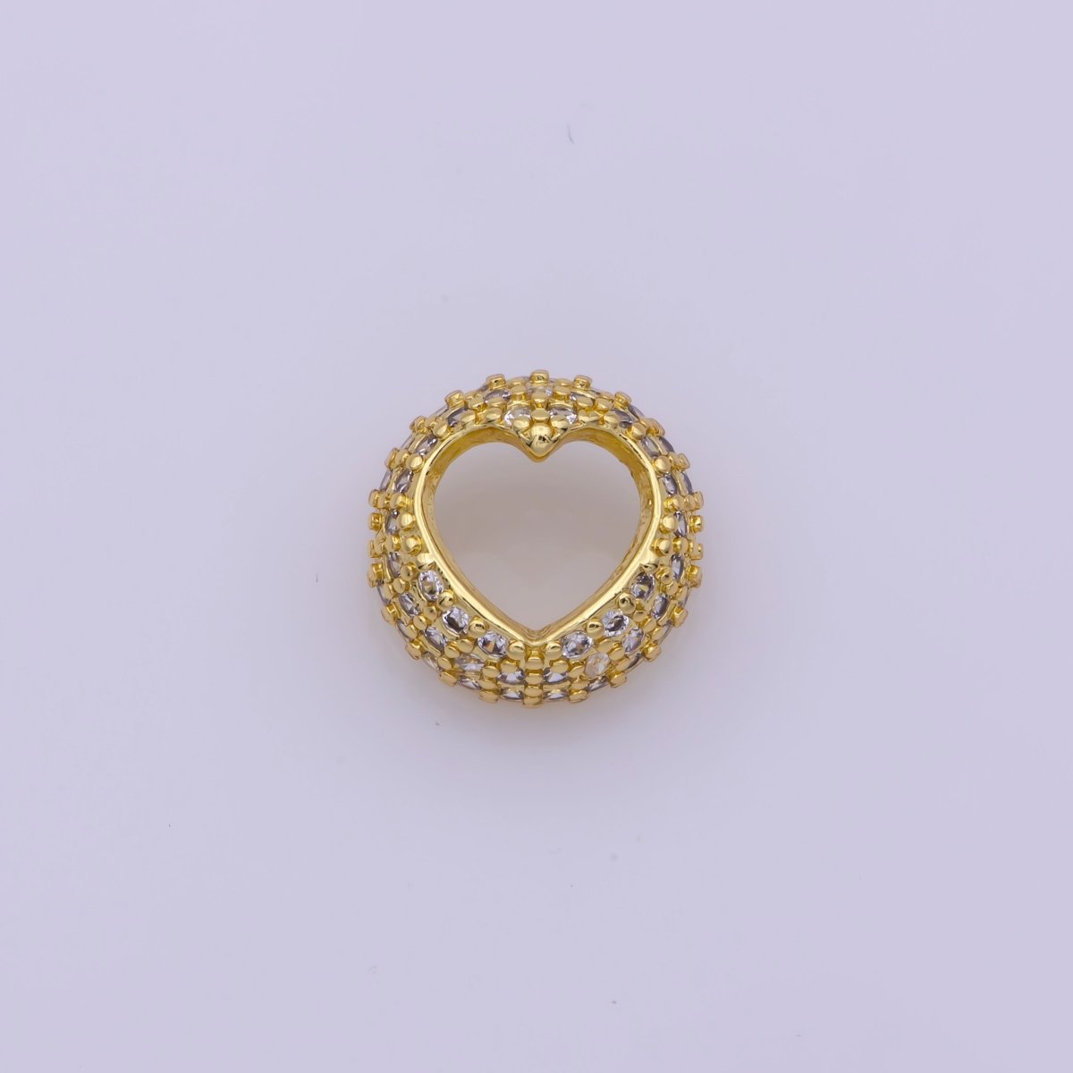 Dainty Bead Hollow Spacer Design Heart Hamsa Hand Moon Star for Bracelet ComponentY-383 Y-389 Y-407 Y-416Y-417