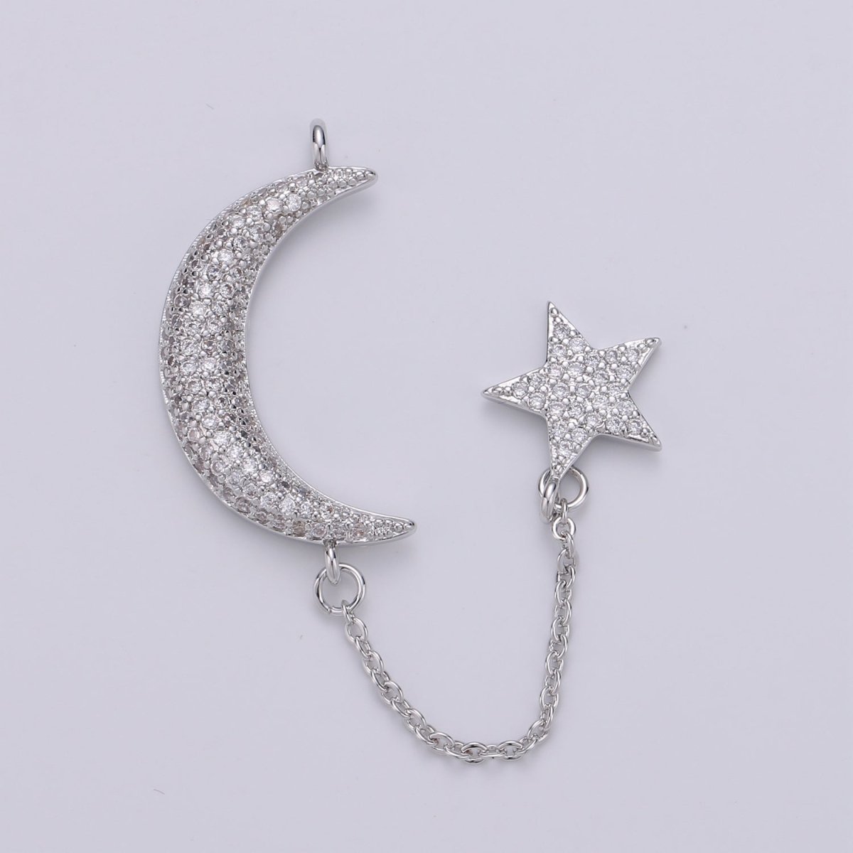 Dainty Elegant Celestial Moon and Star Charm L-112~L-113