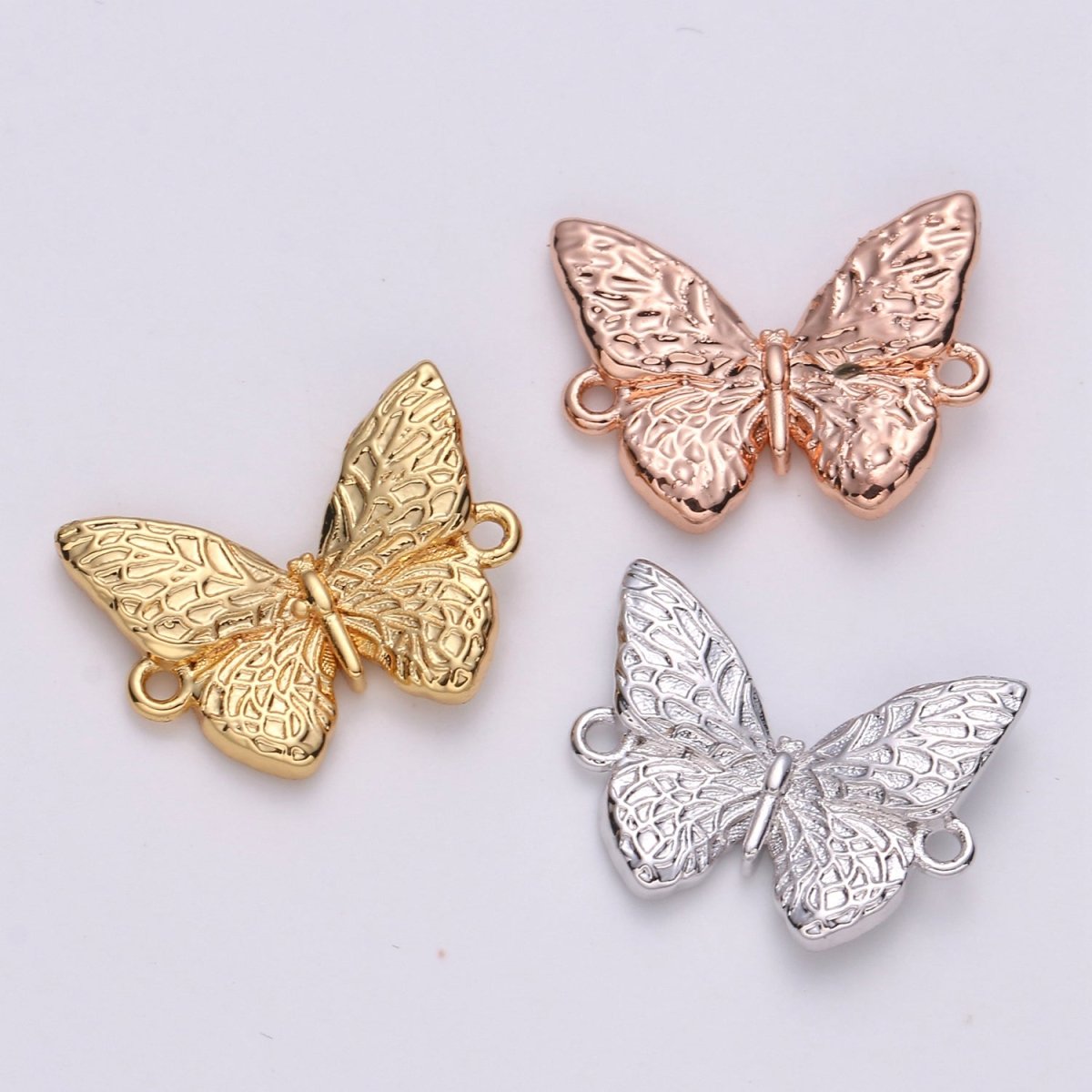 Dainty Gold Filled Butterfly Connectors F-404-F-406