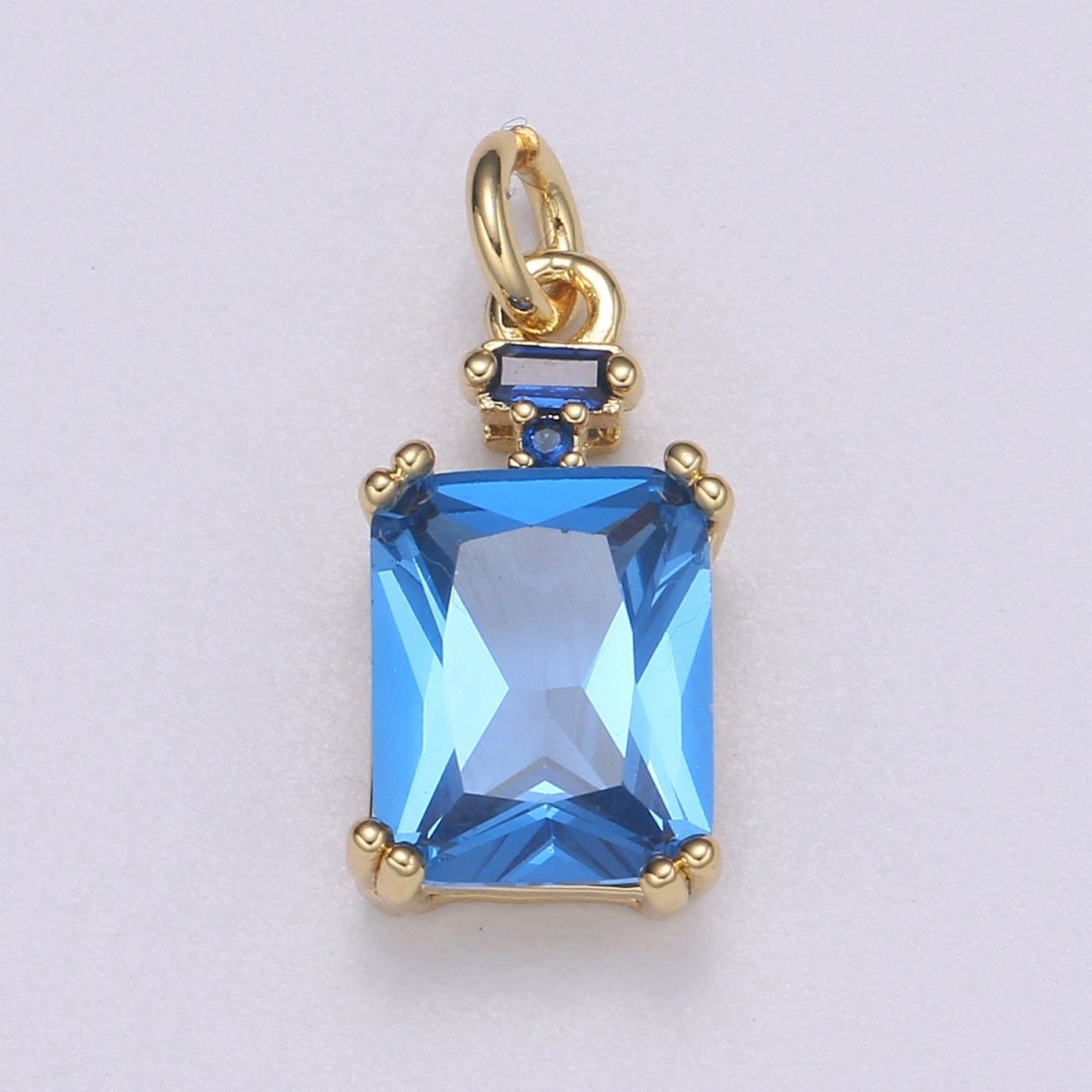 Dainty Gold Filled Crystal Charm E-247-E-253 M-490