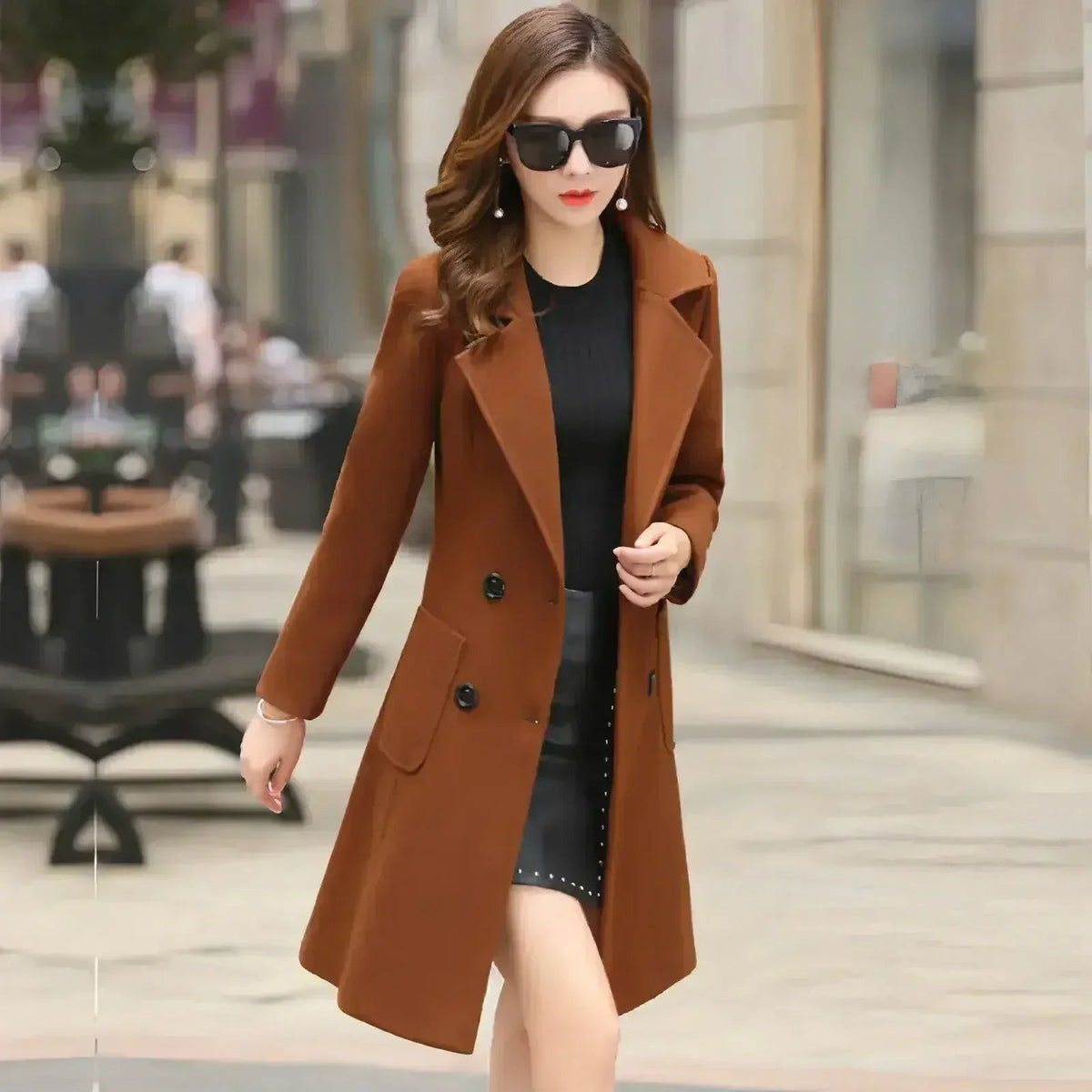Vintessa™ – Eleganter Tweed-Windbreaker für Damen