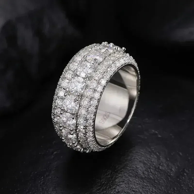 LuxeJewels™ - S925 Sterling Silver Mosonite Ring