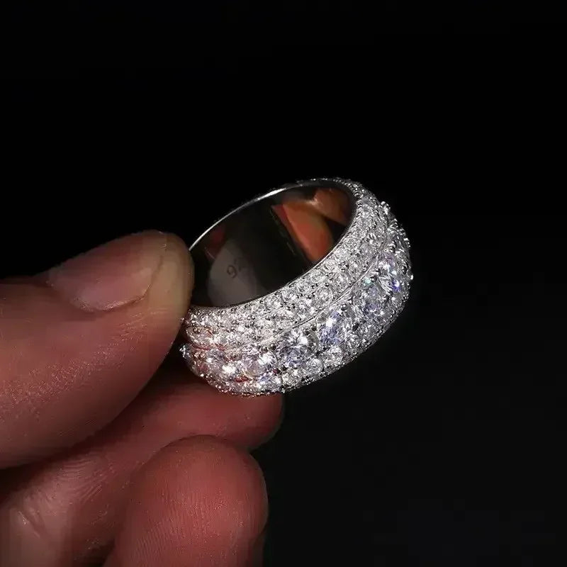 LuxeJewels™ - S925 Sterling Silver Mosonite Ring
